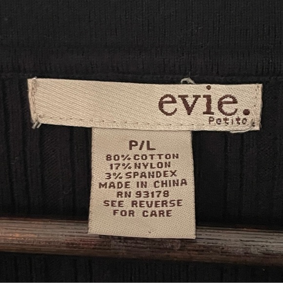 Evie Petite Black Cardigan Sweater - Picture 3 of 5